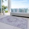 Homeroots 9' X 12' Purple Floral Medallion Washable Indoor Outdoor Area Rug 607924 - alternate 5
