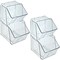 Azar Displays Two-Tier Clear Organizer, 2PK 556760-2PK - alternate 1