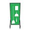 5S Supplies Housekeeping Shadow Board Broom Station V13, Green / White, Kit, No Text HSB-V13-GREEN/WHITE-KIT-NO TEXT - alternate 1