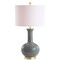 Jonathan Y Brussels 27" Contemporary Transitional Ceramic/Metal LED Table Lamp, Gray/Brass JYL6208B - alternate 3