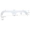 Icon Tandem Axle Fender Skirt FS2110 for Keystone - Polar White 12110 - alternate 2