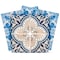 Homeroots 6" X 6" Blue Taupe Tobi Peel And Stick Tiles 400147 - alternate 1