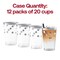 Smarty Had A Party 12 oz Clear with Silver Dots Round Disposable Plastic Tumblers 240 Cups, 240PK 518-S-CASE - alternate 4