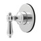 Kingston Brass Single-Handle Six-Way Diverter Valve with Round Trim Kit, Polished Chrome KS4031BAL - alternate 1