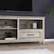 Homeroots 70" Gray Wood Enclosed and Open Storage TV Stand 632588 - alternate 2