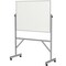 Ghent Dry Erase Board, Plastic, 78 1/4 in, 53 1/4 in, Aluminum Frame, White, Gloss ARMM34 - alternate 1