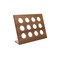 Homeroots Free Standing 12.00in Wood Coffee Storage & Accessories 478227 - alternate 1