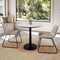 Flash Furniture 31.25" RD Tabletop, Seamless Surface Technology, White Faux Marble, 18" Black RND Table Height Base ST-RD31-WHMAR-TR18-GG - alternate 4