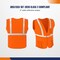 4Dock M-Size Class 2 Standard Hi-Vis Safety Vest with Pockets, 5PK SV001-M - alternate 3