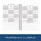 Modern Jen Case of Assorted Cover WB Academic Planners, 7.5"x5", 64 sht, weekly 14-month format, Recycled Paper, PK28 11247cs - alternate 3