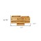 Homeroots Set of Three Light Brown Solid Wood Crate, 3PK 487682 - alternate 5