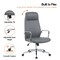Leisuremod Flux Faux Leather Swivel Office Chair, Knee Tilt, Padded Support FO19GRL - alternate 3
