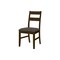 Monarch Specialties Dining Chair, 37'' Height, Upholstered, Brown Solid Wood, Brown Fabric, Transitional, 2PK I 1396 - alternate 1