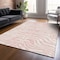 Homeroots 8' X 10' Pink And Gray Animal Print Washable Indoor Outdoor Area Rug 600639 - alternate 3