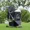 Simple Deluxe Pet Stroller for Dogs and Cats, Foldable 3-Wheel Dog Stroller with Storage, Cup Holder and Waterpro 3A88DOGSTROLERTC3LBK - alternate 4