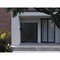 Vdomdoors Aluminum Door Iron 1600 Black Entry Steel Metal Classic Painted 64 x 80 (16+36+16 x 80)-Left Inswin IRON1600EXD-BLK-W16+36+16xH80-LH-I - alternate 2
