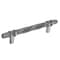 Amerock London 5-1/16 in 128 mm Center-to-Center Black Chrome/Satin Nickel Cabinet Pull BP36649BCRG10 - alternate 1