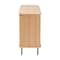 Baxton Studio Lucia Fluted Wood Sideboard, Mid-Century Modern Buffet Cabinet with Sliding Tambour Doors, 55" Wide 262-13789-ZORO - alternate 5