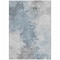 Homeroots 8' X 10' Sky Blue Gray And Ivory Abstract Washable Indoor Outdoor Area Rug 617422 - alternate 6