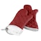 Lavish Home Oven Mitts, Set of 2 Oversized Quilted Mittens, Flame and Heat Resistant By (Burgundy) 69-06-BU - alternate 3