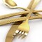Megachef Baily 20 Piece Flatware Utensil Set, Stainless Steel Service for 4 in Gold MCFW-BAILY-GOLD - alternate 4