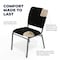 Flash Furniture Advantage Black Multipurpose Church Chairs, 18.5" Wide SEPCHT185-108 - alternate 6