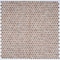 Apollo Tile Lucenza 12x12 in. Clay Beige Matte Recycled Glass Penny Round Mosaic Tile (10.56 sq ft/case) 12PK APLGIO88CLAPENA - alternate 3