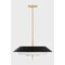 Hudson Valley Lighting Westport 4 Light Pendant 24 In. Aged Brass/Soft Black 4304-AGB/SBK - alternate 3