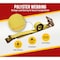Mytee Products 10 Pc 2ft' x 12ft E Track Ratchet Straps with Spring E-Fittings, 4000 lbs - Yellow, 10PK ETKRS12x10 - alternate 4