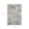 Homeroots 8' X 10' Midnight Ivory And Coffee Abstract Washable Indoor Outdoor Area Rug 643598 - alternate 4