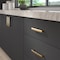 Richelieu 5 1/16-inch (128 mm) Center to Center Champagne Bronze Contemporary Cabinet Pull BP7345128CHBRZ - alternate 4