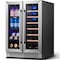Yeego 24 Inch Built-In Wine and Beverage Cooler, 20 Bottle 60 Can Commercial Refrigerator YG-WF24-23 - alternate 3