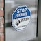 Signmission Stop Germs Wash Your Hands, 10 Inch X 10 Inch, Vinyl Decal OC-D-10-342 - alternate 4