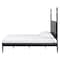 Baxton Studio Brantley Spindle Platform Bed - Bed Frame with Scalloped Headboard and Turned Posts, Black, Queen 272-14808-ZORO - alternate 5
