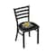Holland Bar Stool Co BlackLogo Chair, VinylSeat L00418WichSt - alternate 1