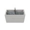 Homeroots 10" Gray Solid Wood And Metal Box 488035 - alternate 3