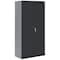 Sandusky Lee Shelving Storage Cabinet, 72 in H, 36 in W, 18 in D, Swing, Keyed, Black, 4 Shelves, 0 Drawers CA41361872-09 - alternate 3
