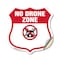 Signmission No Drone Shield Sign No Drone Zone From, 12 Inch X 12 Inch, Vinyl Decal SHI-D-12-392 - alternate 1