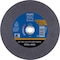 Pferd Large Diameter Cut-off Wheel, 12 in Dia, 3/32 in Thick, 1 in Arbor Hole Size, Aluminum oxide A 64497 - alternate 1