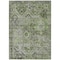 Homeroots 8' X 10' Artichoke Green And Gray Floral Medallion Washable Indoor Outdoor Area Rug 616613 - alternate 5