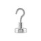 Magnet Source Magnetic Hook 1.4in L X .787in W Silver Neodymium 28 lb. pull Silver Pair 7632 - alternate 4