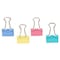 Deli Metal Binder Clip Mini, Holds 0.2in, Assorted, 60PK E8556A - alternate 3