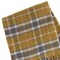 Homeroots 55" X 70" Gold And Brown Cotton Blend Woven Plaid Plush Throw Blanket with Fringe 633089 - alternate 3