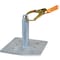 Malta Dynamics 12 in Roof Anchor-Galvanized Steel Tie-Off Point, For Wood, Steel, or Concrete A6320 - alternate 3