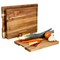 Megachef 3 Piece Acacia Wood Cutting Board Set with Base 750122171M - alternate 1