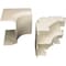 Legrand Internal Elbow Raceway, 40N2 Series, 4 in W, 2 in H, 4-1/2 in L, Ivory 40N2F17V - alternate 1