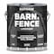 Rust-Oleum Barn & Fence Latex Paint, Black, Flat, 1 Gallon 400045 - alternate 1