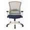 Space Seating Pulsar White Frame Managers Chair, Icon Navy 317W-W1C1F2W-225 - alternate 3
