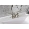 Kingston Brass Double-Handle 4" Centerset Bathroom Faucet with Pop-Up Drain, Brushed Nickel FB2608CML - alternate 2
