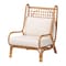 Bali & Pari Helina Bohemian Light Honey Rattan Accent Chair 250-13878-ZORO - alternate 1